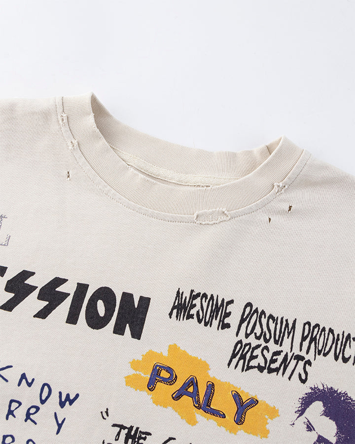 Graphic Printed Long Sleeve T-shirt