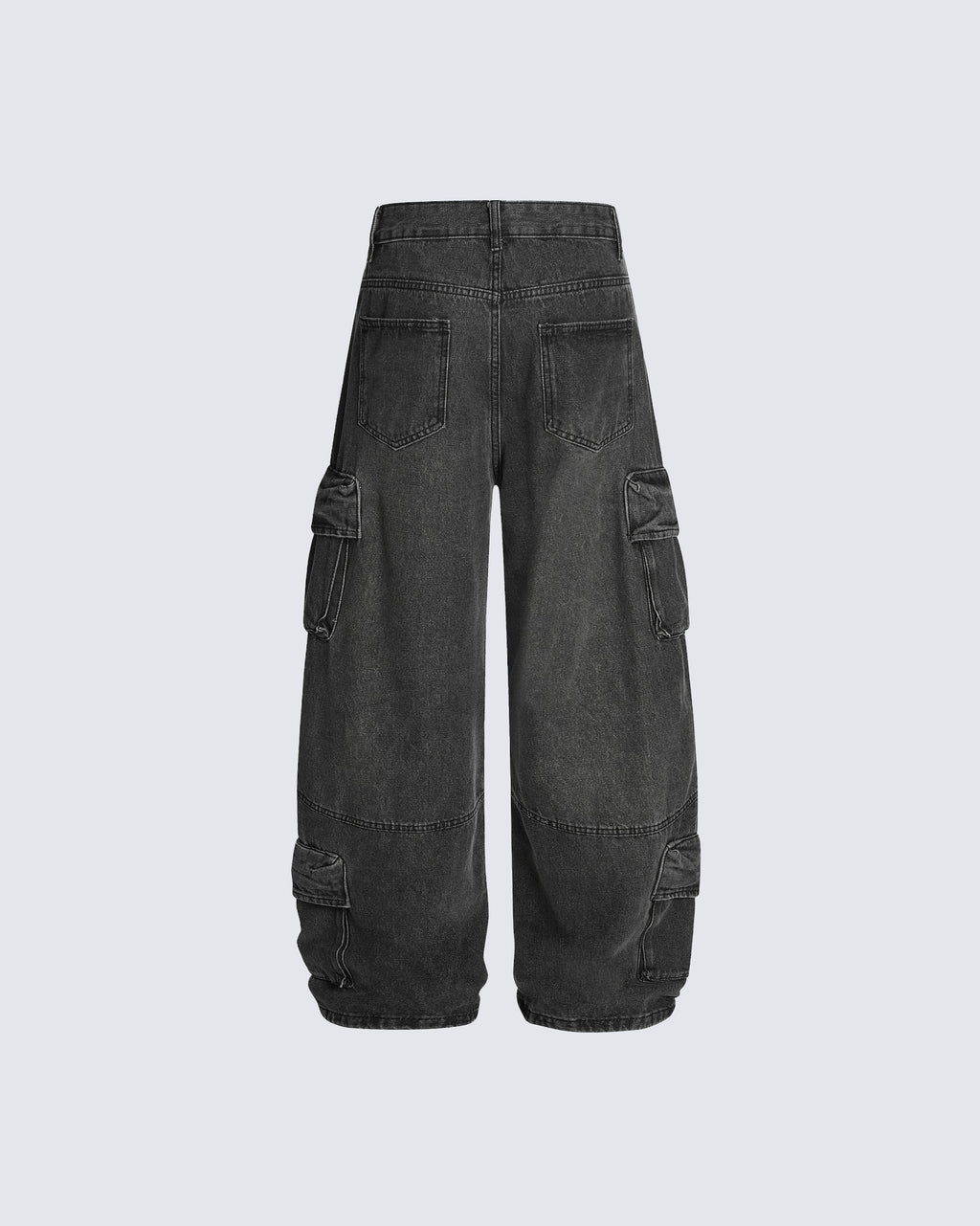 HighStreet Vibe Heavy Wash Multi-Pocket Denim Pants
