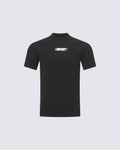 Logo Print Ribbed Knit T-Shirt