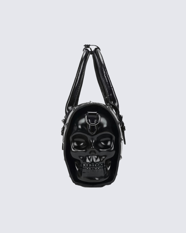 Punk Skull Studded Crossbody Bag