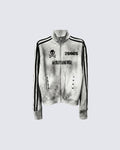 Vintage New Zip-Up Number Track Jacket