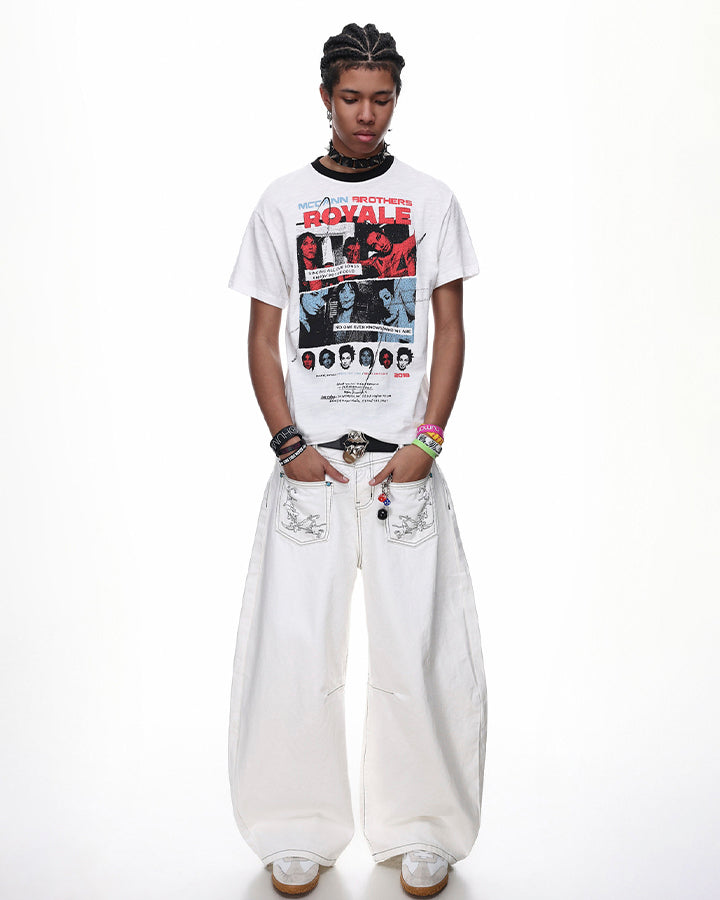 Rock Hip-Hop Graphic T-shirt