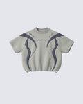 CLOUD-LIKE FLOATING-New Contrast Spliced Tee