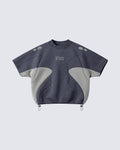 CLOUD-LIKE FLOATING-New Contrast Panel Tee