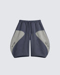 CLOUD-LIKE FLOATING-New Contrast Panel Shorts