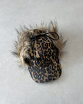 Leopard Camouflage Ear-Flap Baseball Cap