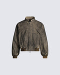 Post-Apocalyptic Dyed Cotton Jacket