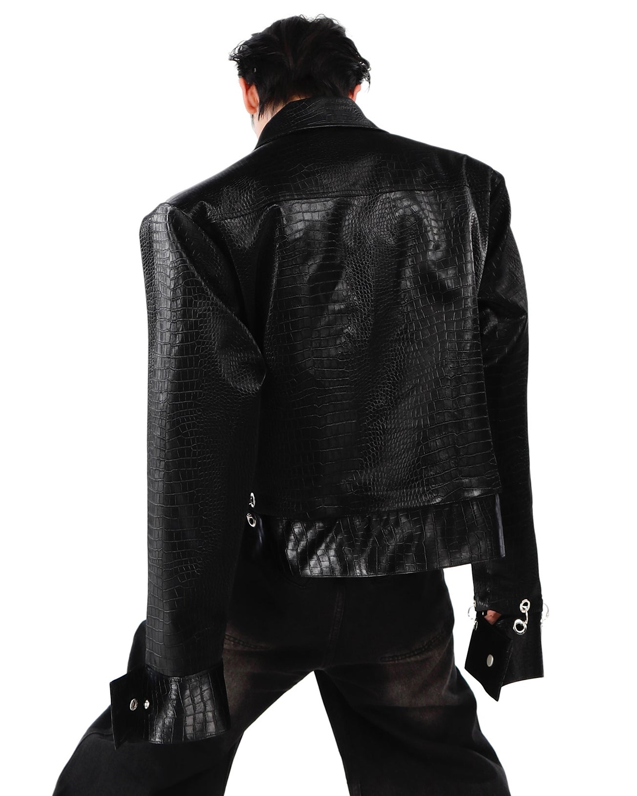 Street Style Short Leather Outerwear