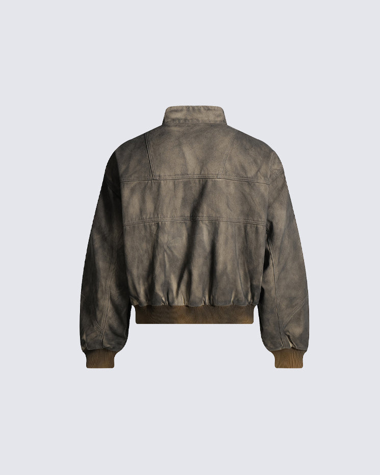 Post-Apocalyptic Dyed Cotton Jacket