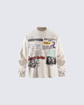 Graphic Printed Long Sleeve T-shirt