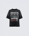 Vintage Band Graphic Distressed T-Shirt