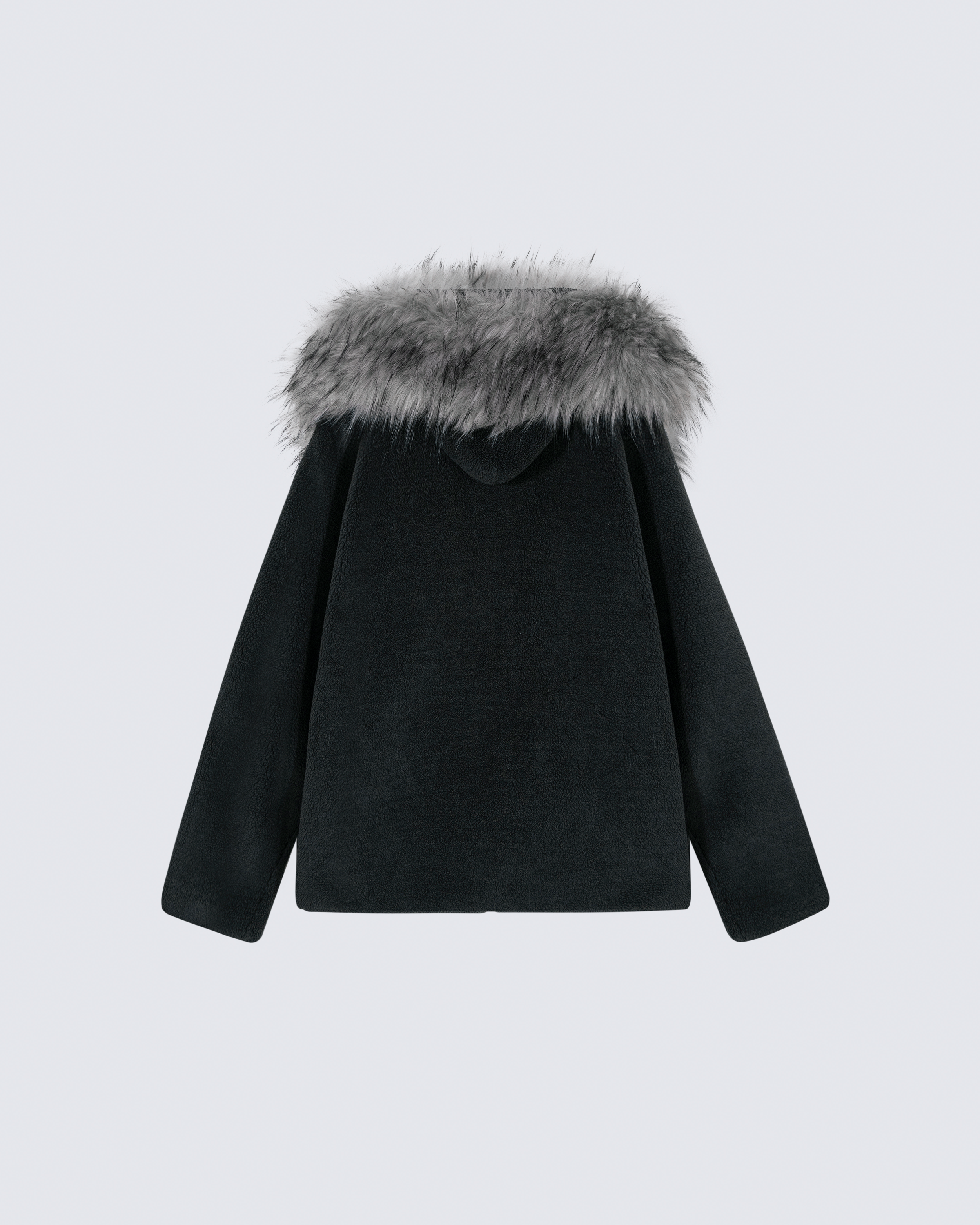 Fleece Hooded Padded Jacket