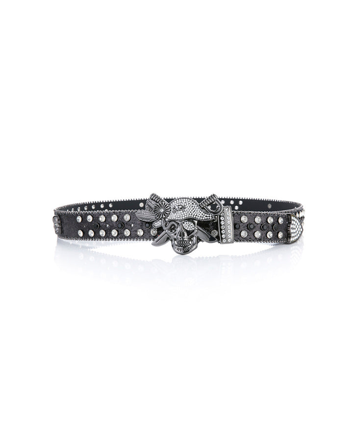 Studded Skull Hardware Belt