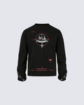 Gothic Subculture Printed Shoulder Long Sleeve