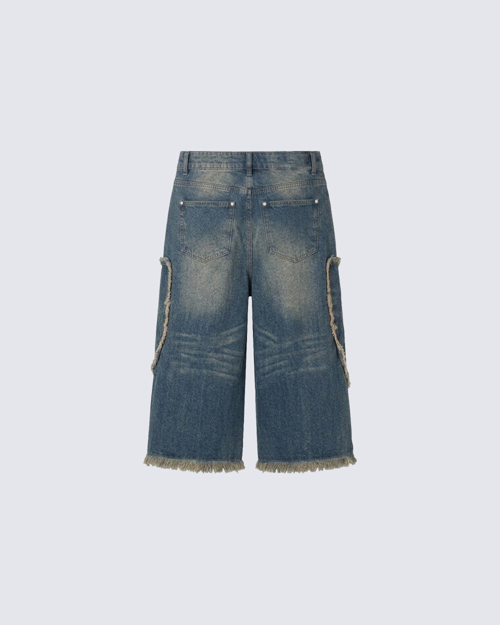 New Vintage Washed Distressed Cross Jeans