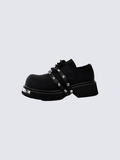 Gothic Studded Platform Oxfords