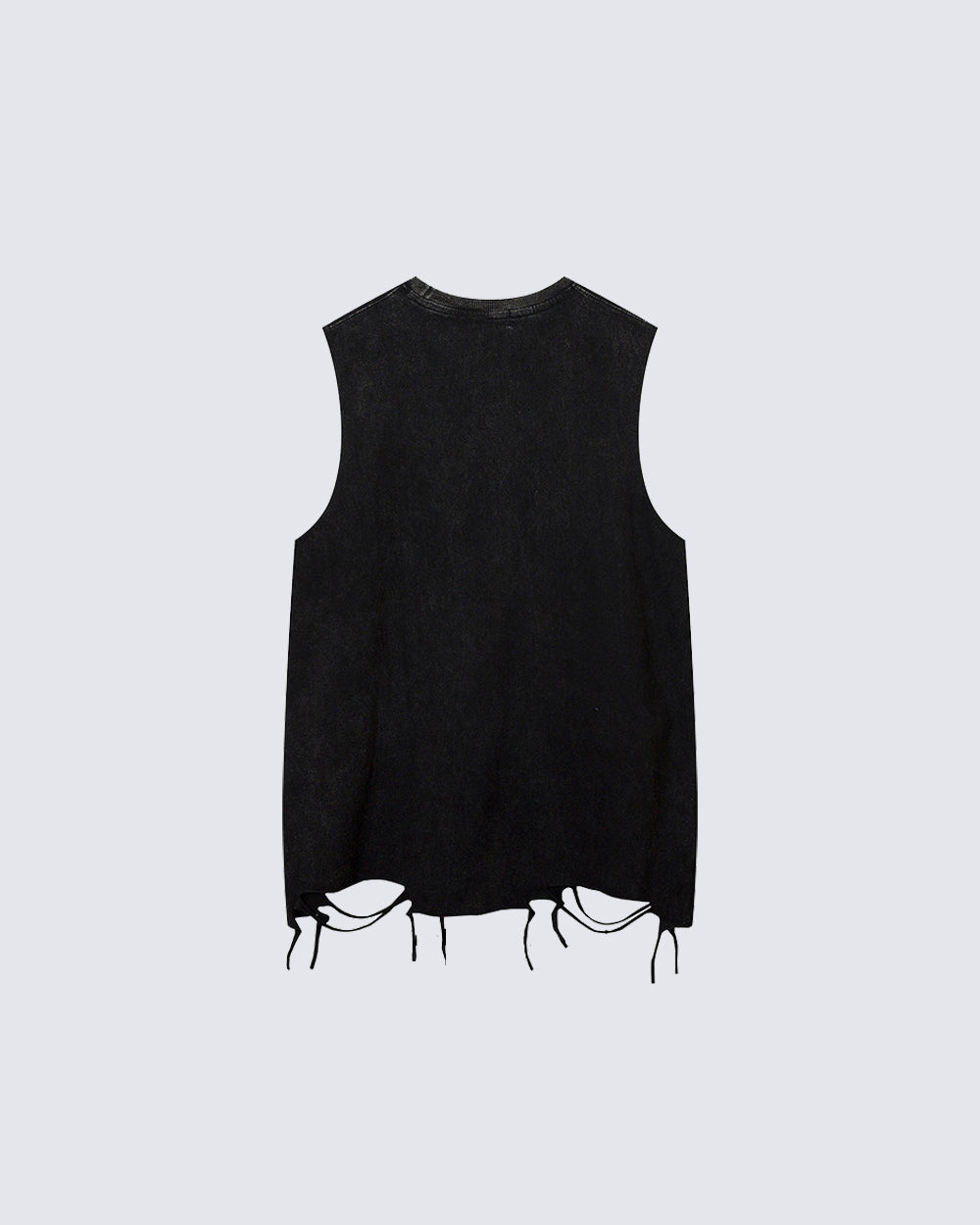 Distressed Graphic Street Sleeveless Tank