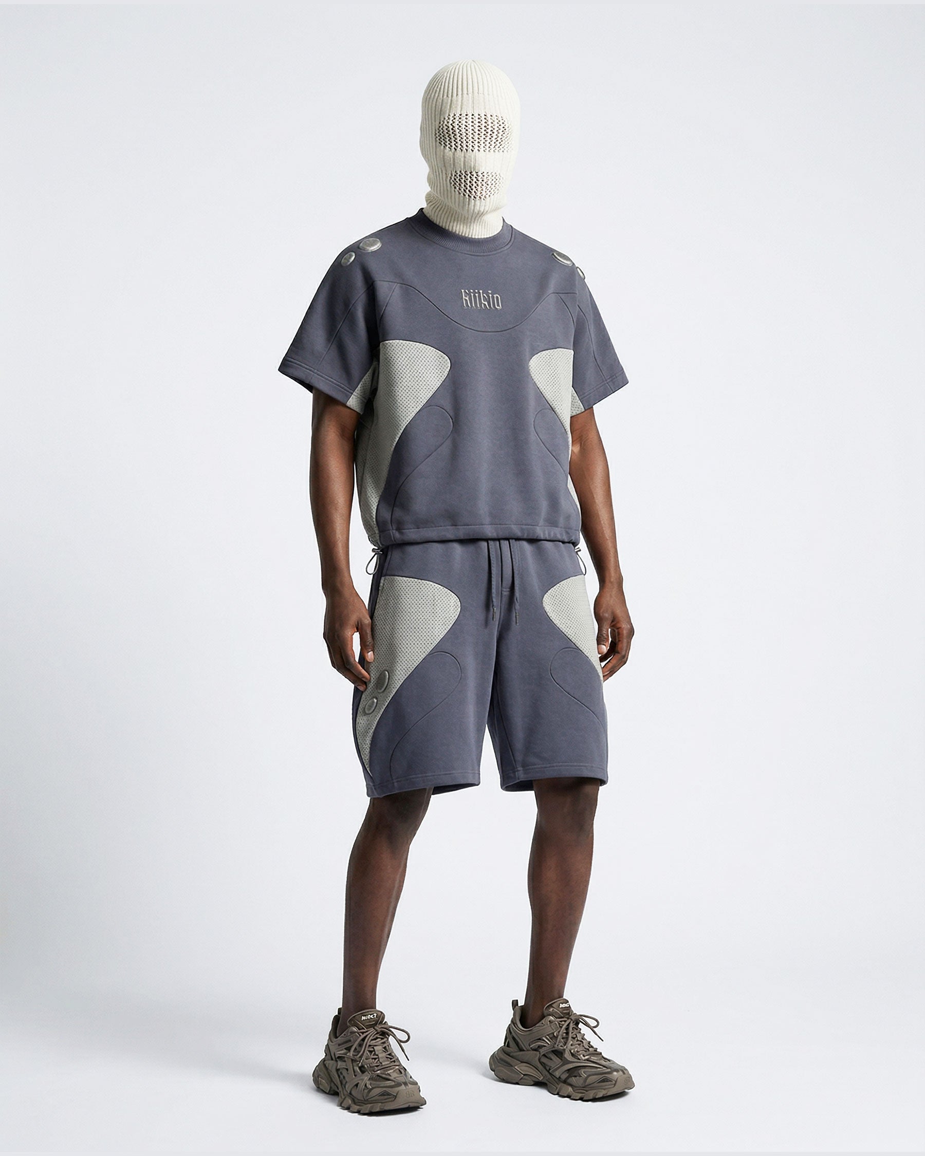 CLOUD-LIKE FLOATING-New Contrast Panel Shorts