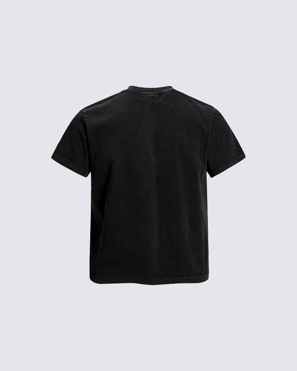 Vintage Washed Zip Panel T-Shirt