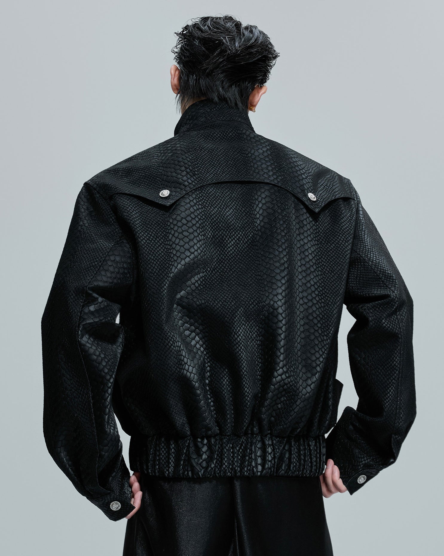 European-American Retro Dark Buckle Jacket