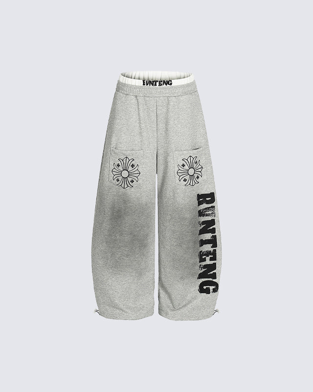 Gothic Gradient Jazz Dance Casual Pants