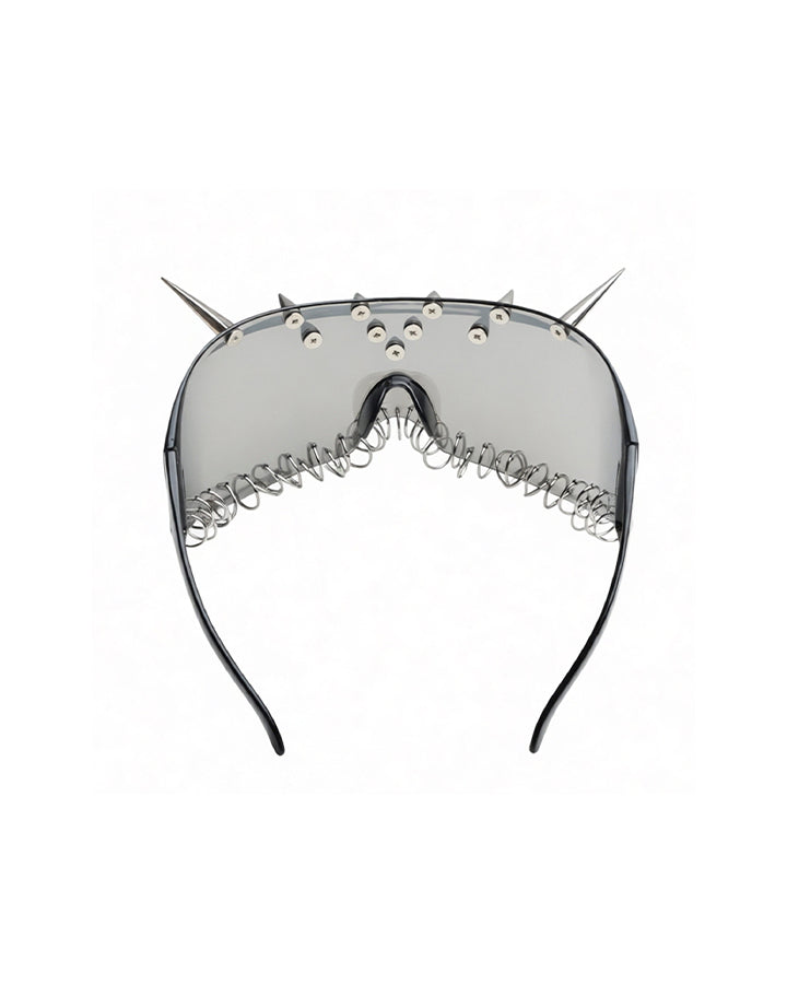 Mask Spiked Ring Cyberpunk Glasses
