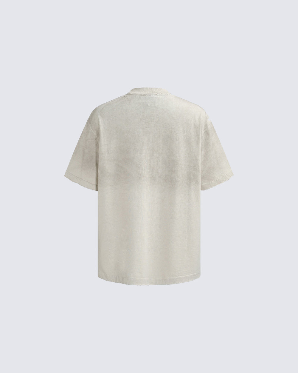 New Vintage Washed Floral Letter T-Shirt