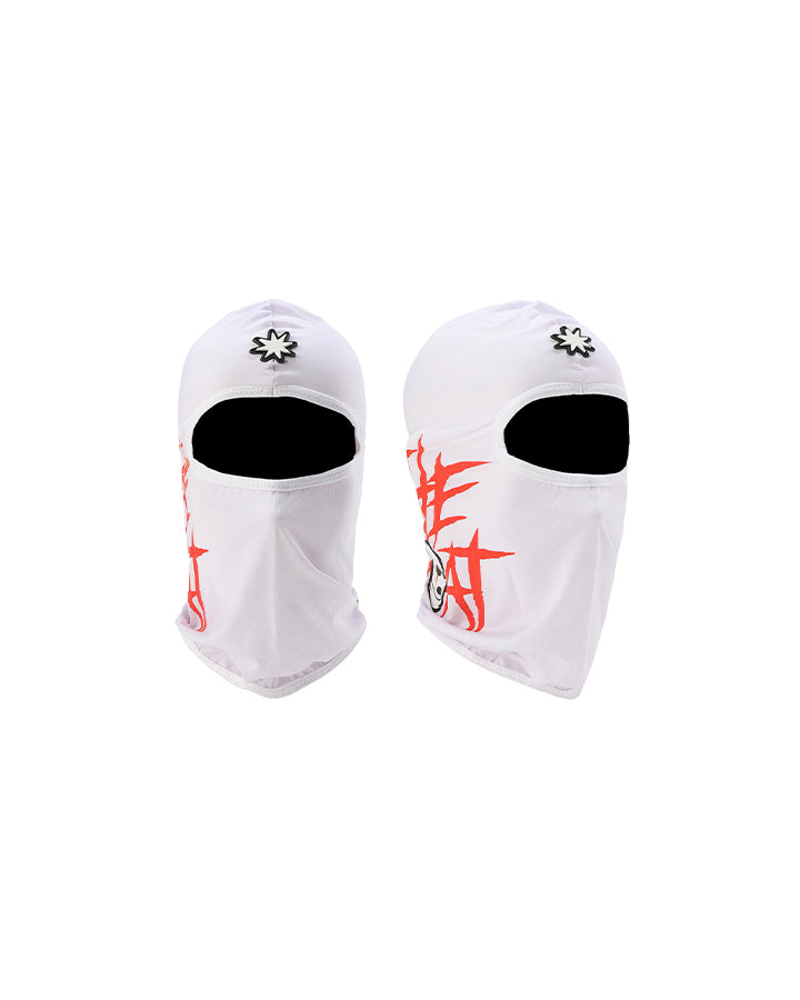 New Graphic Cutout Cotton Balaclava