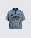 Vintage Striped Polo Shirt