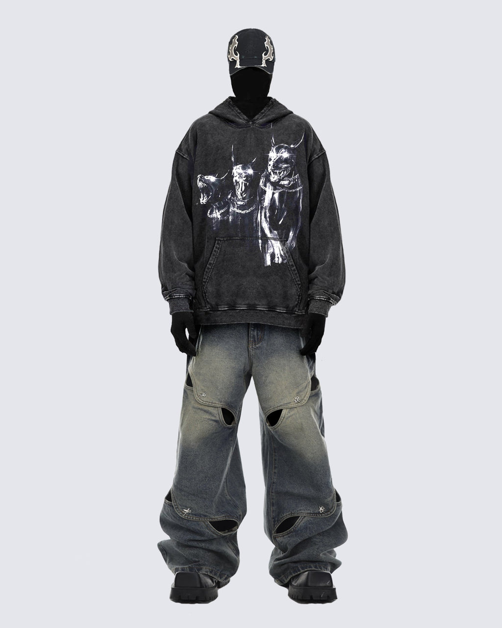 KIIKIO Street Fashion Denim Pants
