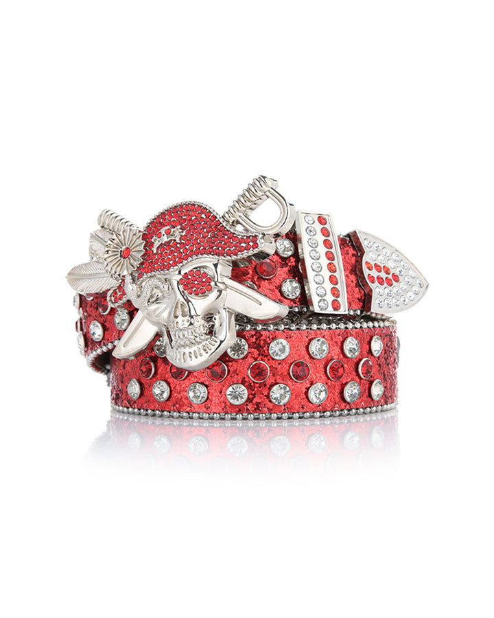 Studded Skull Hardware Belt