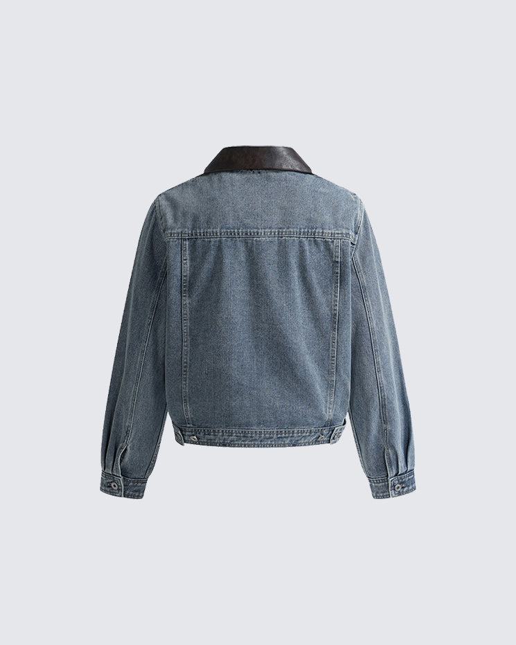 Autumn New Denim Motorcycle Jacket