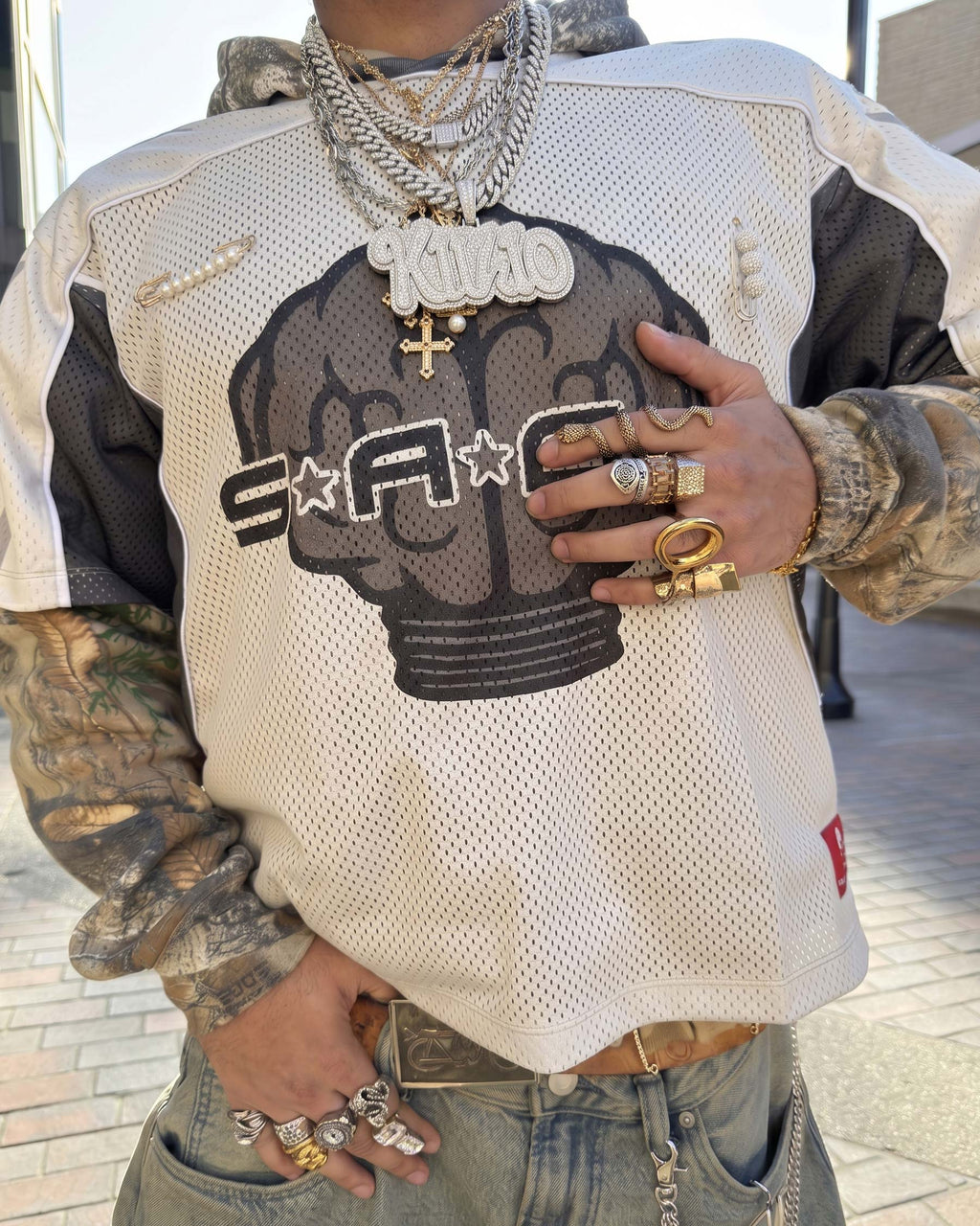 KIIKIO-Full Zirconia Alloy Cuban Link Necklace