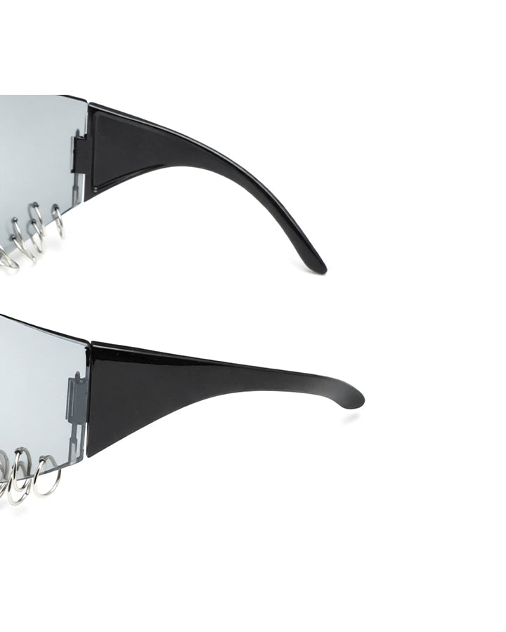 Mask Spiked Ring Cyberpunk Glasses