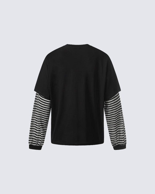 American Vintage Layered Long Sleeve T-Shirt
