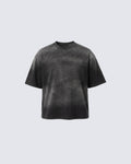 Boxy Sprayed Cotton Tee