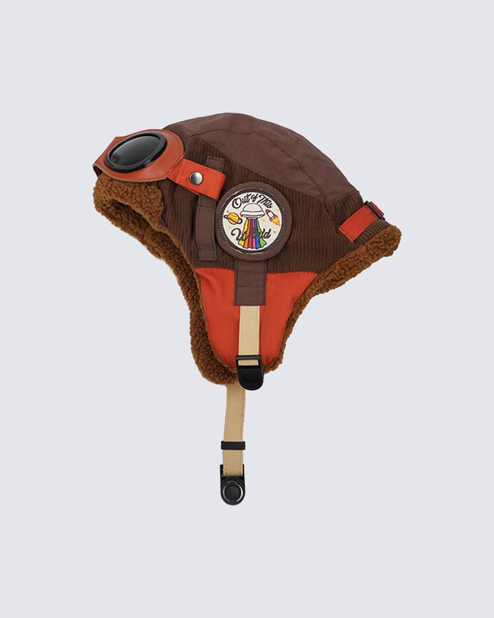 Windproof Fleece Lined Pilot Hat