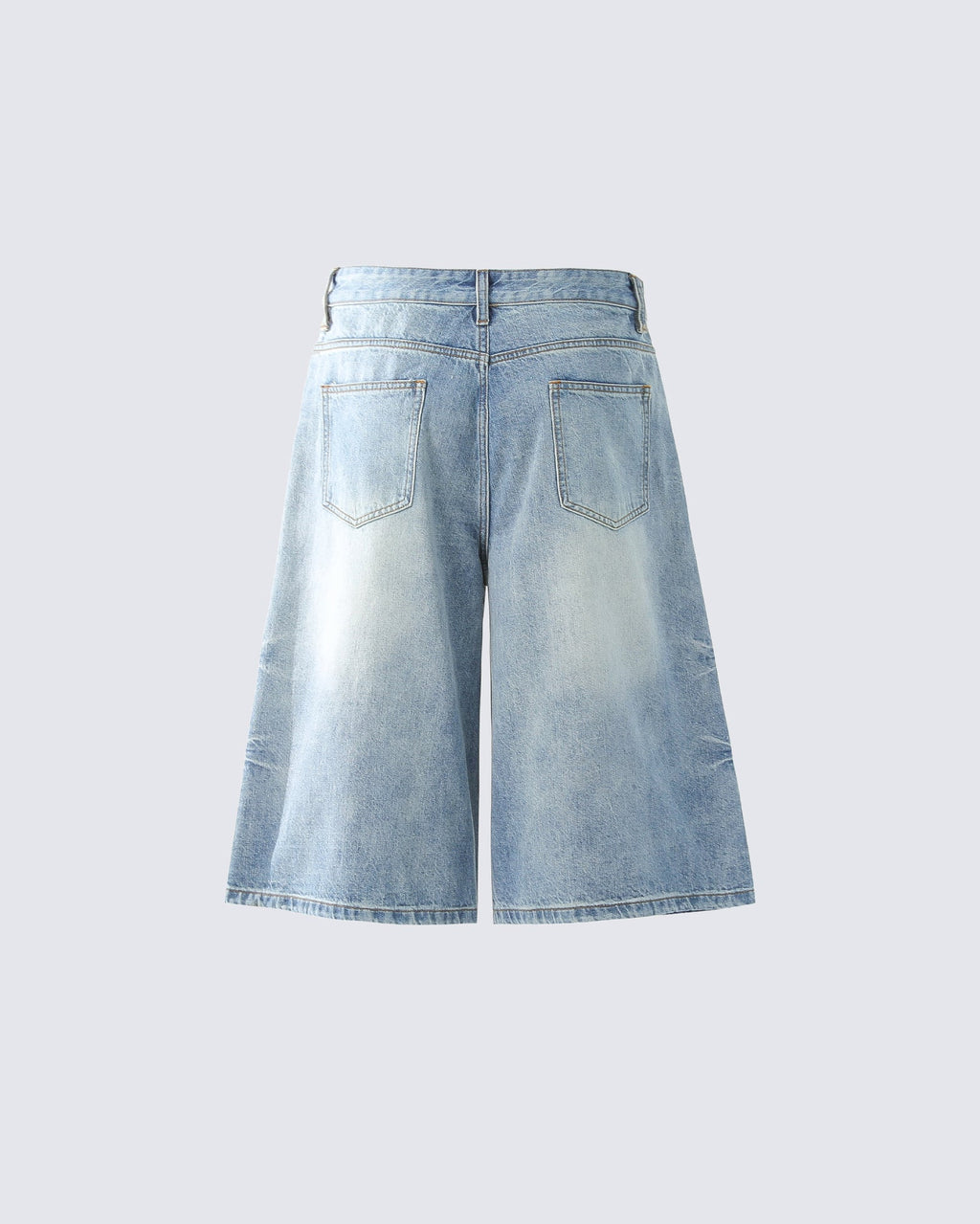 Vintage Washed Split Hem 7/10 Denim Pants