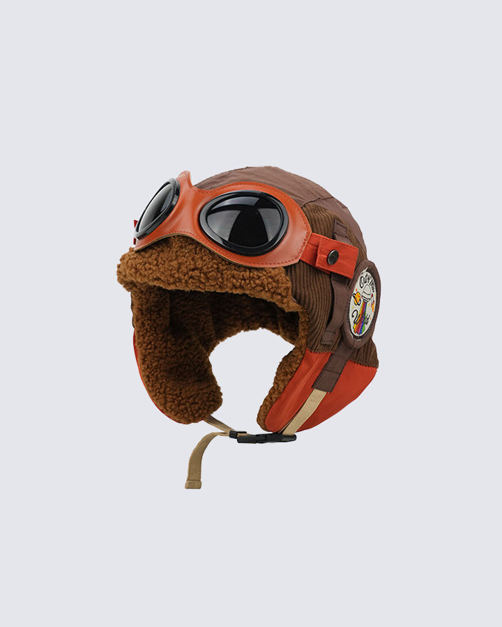Windproof Fleece Lined Pilot Hat