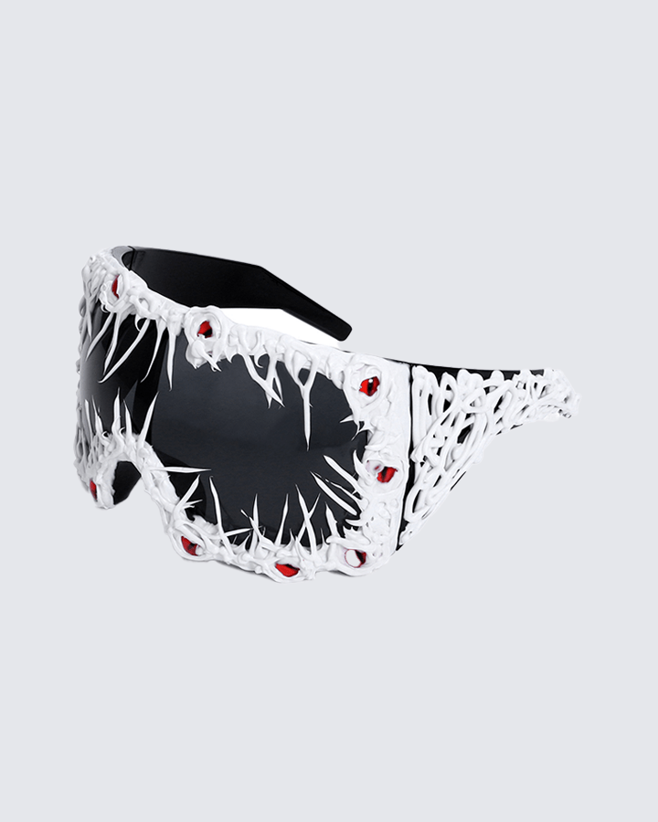 Cyberpunk Spiked Oversized Sunglasses