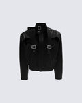 European-American Retro Dark Buckle Jacket