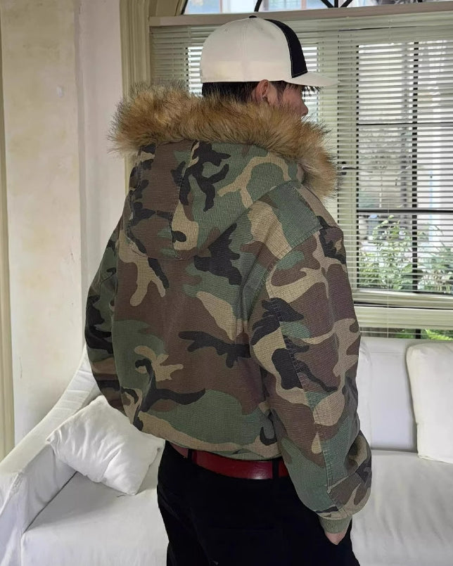 Thickened Camouflage Padded Jacket