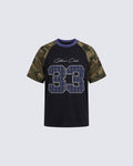 Vintage Camo Raglan T-Shirt New