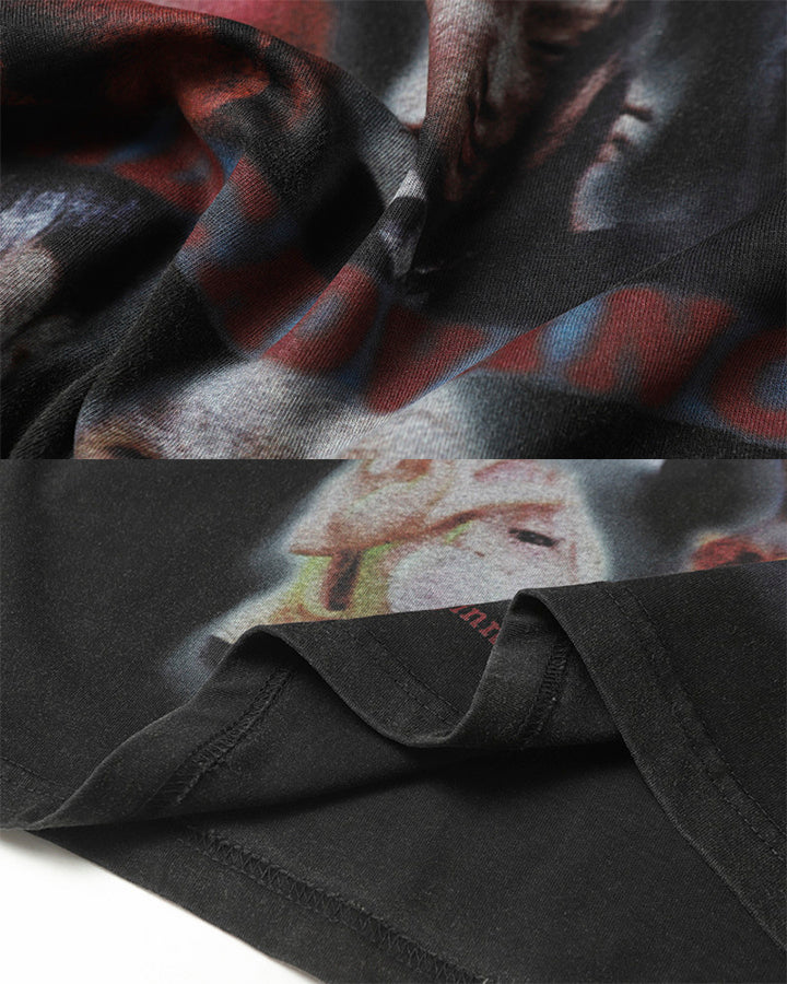 New Graphic Print Sleeveless T-shirt