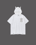 American Vintage Printed Hooded T-shirt