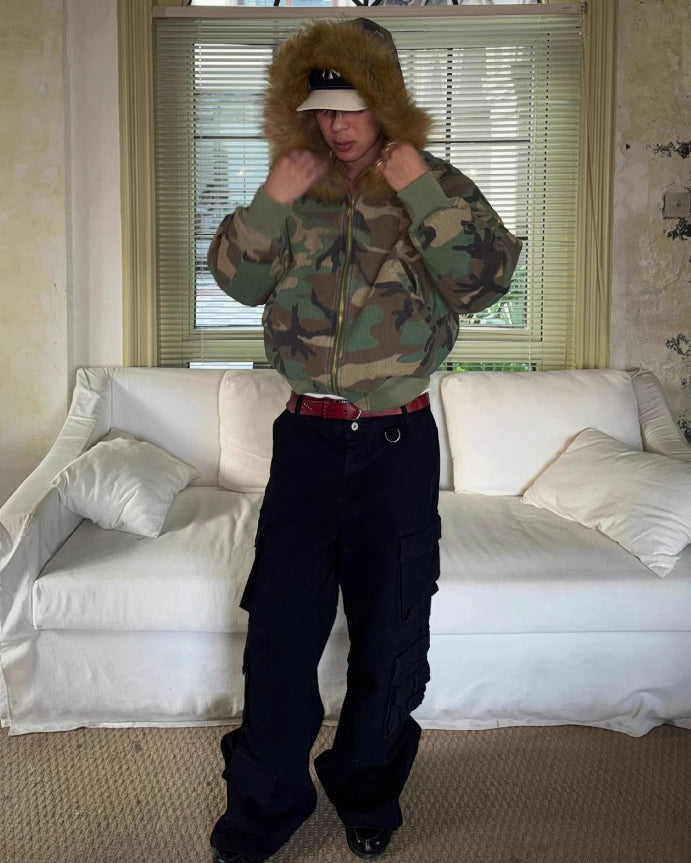 Thickened Camouflage Padded Jacket