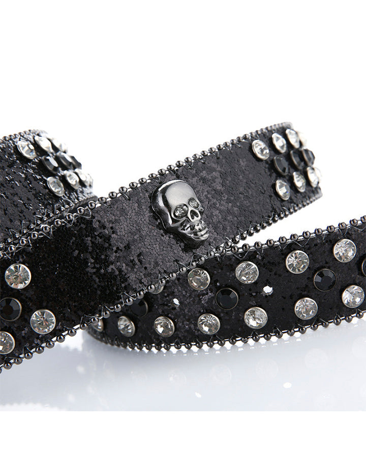 Studded Skull Hardware Belt