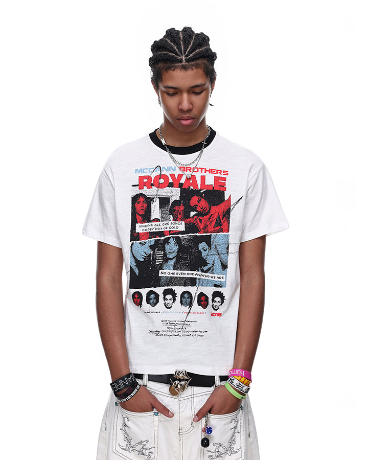 Rock Hip-Hop Graphic T-shirt