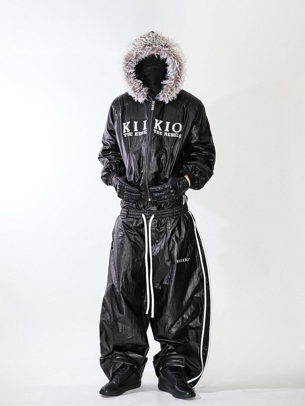 KIIKIO Gloss Embroidered Boxy Jacket