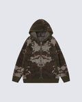 Unisex Creative Design Hooded Knit Sweater